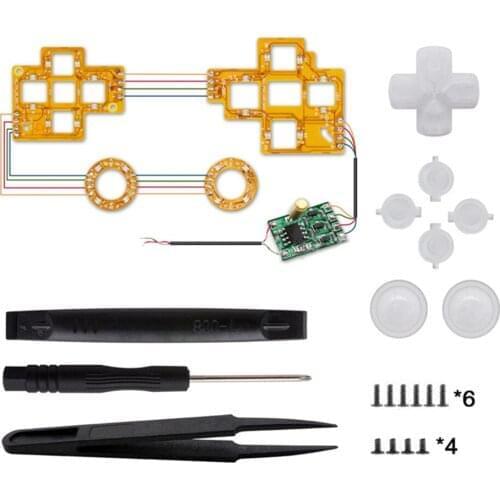 Colorful Light-emitting Board with Buttons 2nd-generation LED light PCB Board For PS5 Wireless Joystick
