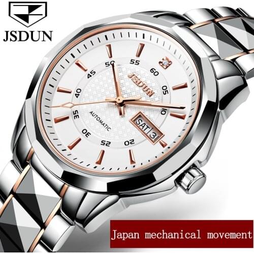 JIN SHI DUN Mens Stainless Steel Watch