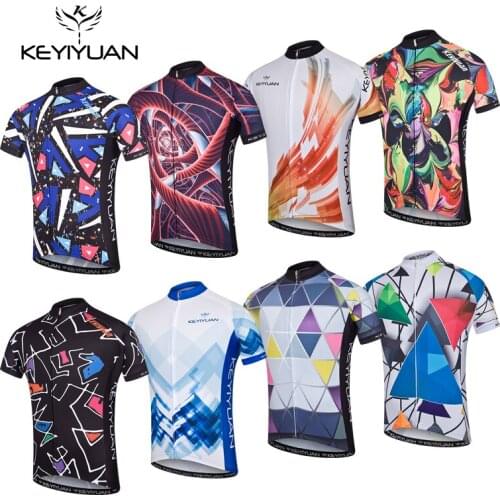 2018 new autumn cycling male jersey racing sports Jersey shirt leisure breathable moisture perspiration ride mountain bike cloth