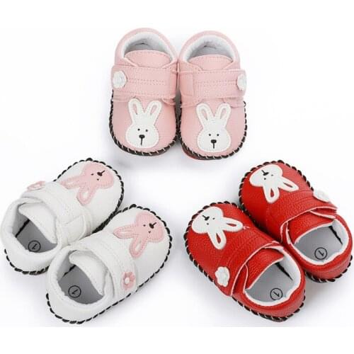 Ins Baby Boys Girls Cartoon Anti-slip Shoes Soft Sole Non-slip First Walkers Toddler Newborn Kids Crib Footwear