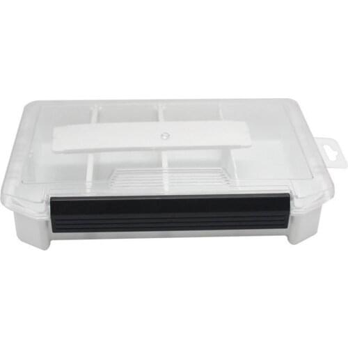 Practical Bait Box Multicolor Multicolor Dustproof Double Sided Plastic Single Layer Fishing Tackle Box Bag for Angling fishing