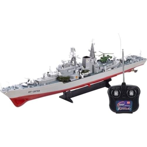 Remote control rc boat HT2879A 2879A super big military remote control boat toy RC Warship Cruiser Warship toy model kid gifts