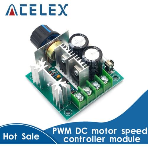 DC 12V 24V 30V 40V 13KHZ Auto PWM DC Motor Speed Regulator Governor Speed Controller Switch 10A 50V 1000uF