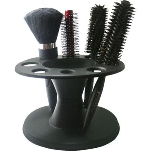 1Pc Round Hair Tools Stand Salon Brushes Scissors Iron Roll Comb Accessories Holder Hair Styling Tools