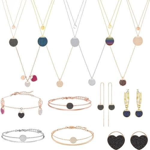 2020 Fashion Jewelry SWA1: 1 Exquisite Classic Heart-Shaped Racket Multicolor Charm Lady Pendant Bracelet