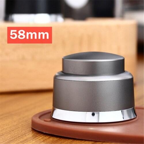 58mm Constant Force Powder Compactor Balance Flat Coffee Powder Espresso Tamper Press Hammer Coffee Distribution Tool