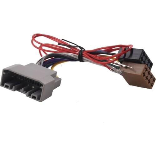Car Stereo Radio Harness ISO for Chrysler 300 300C for Jeep Cherokee Commander Compass Grand Cherokee Patriot Wrangler 2007