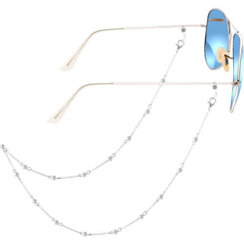 1PCs Eyeglass Chains for Women Pearls Beaded Eyeglass Sunglasses Holder Glasses Necklace Eyewear Retainer Accessories New