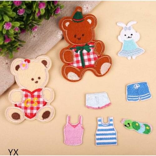 CPAM Shipping 10 pcs Embroidered iron on patch both sew on and hotfix Applique clothing repair decor hat bag shoe accessory