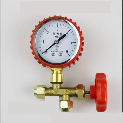 Central air conditioning pressure gauge Pressure gauge Pressure gauge with Three way valve 60 kg R410a