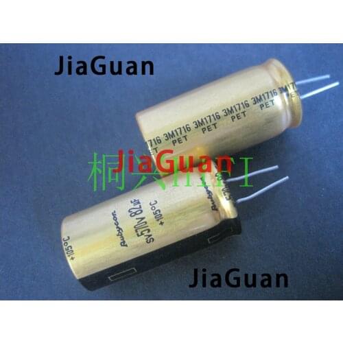 2PCS NEW RUBYCON SV 570V82UF 18x35MM power amplifier filter 82UF 570V hifi audio 82uf/570v hot sale Gold