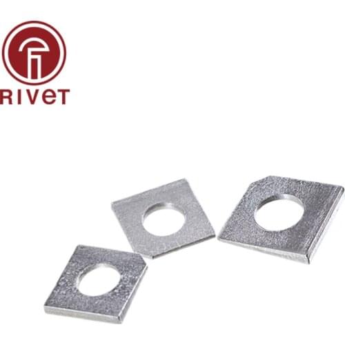 GB853 DIN434 304 A2-70 Stainless Steel Square Taper Washers For Slot Section M6 M16 M20 M24 Washer 20/50/100 PCS Free Shipping