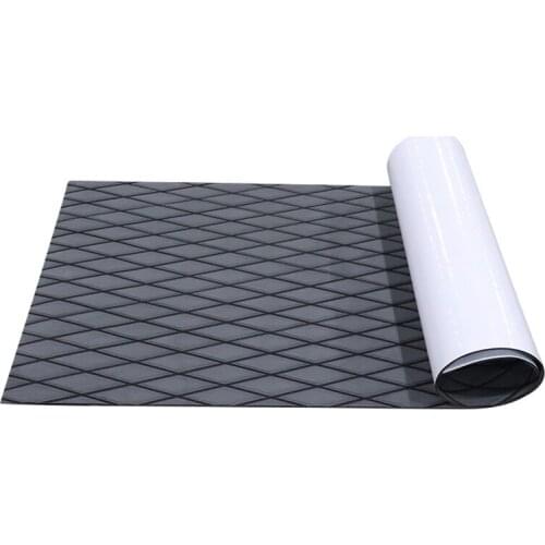 EVA Foam Faux Teak Boat Deck Mat Decking Sheet Yacht Flooring Anti Skid Mat Self Adhesive Vehicle Pad