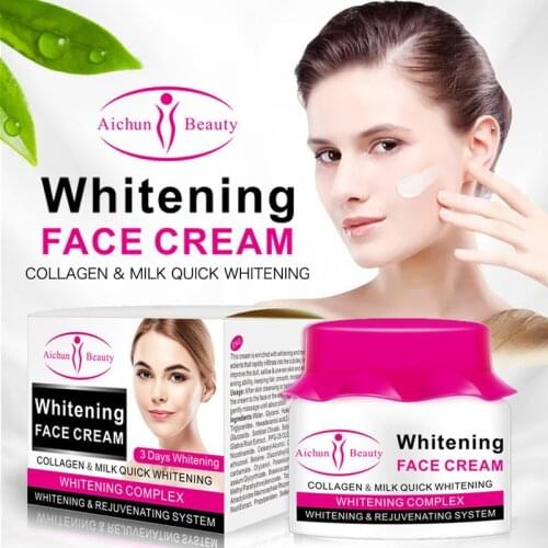 Collagen Face Cream Whitenining Cream Milk Moisturizing Oil Control Skin Repairing Anti Wrinkle Day Cream For Face Skin Care