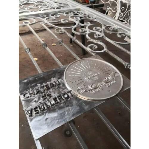 Hench Custom Made Motor Driveway Wrought Iron Gates