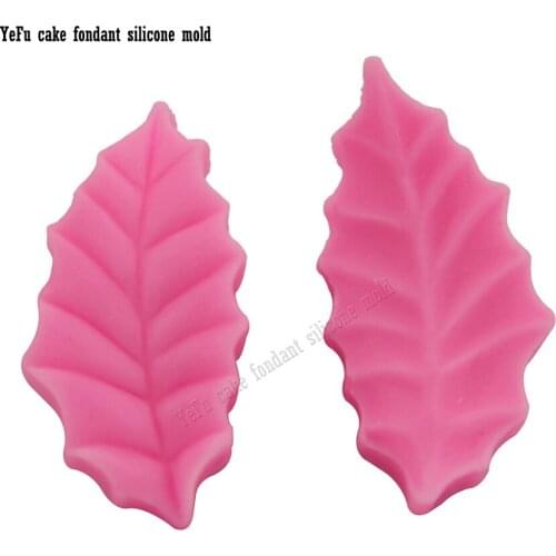 Leaves tree Leaf Press Mold Shaped Silicone Mold Cake Decoration Fondant Cake 3D Food Grade Silicone Mould F0848
