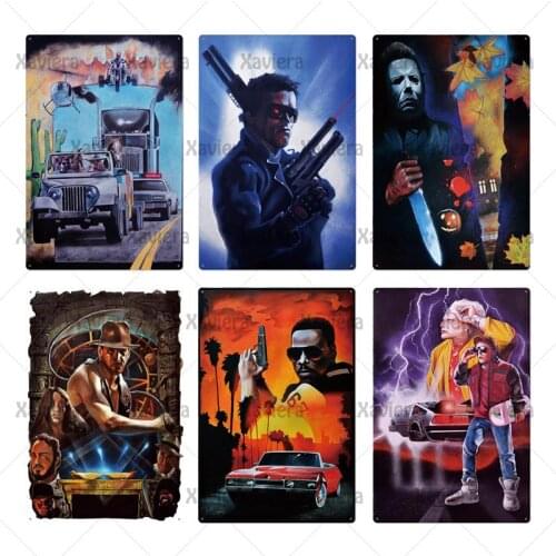 Movie Metal Poster Metal Sign Tin Sign Plaque Metal Vintage Wall Decor for Bar Pub Club Man Cave Metal Signs(20x30cm)