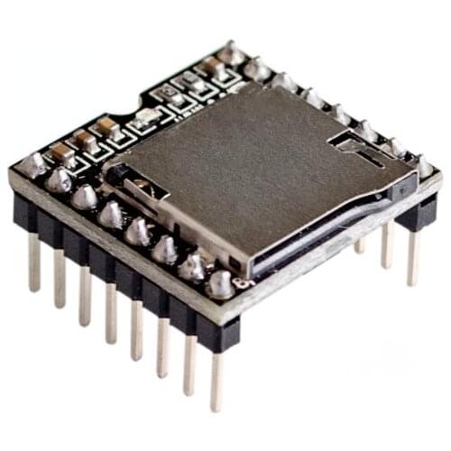 Mini MP3 Player Module with Simplified Output Speaker for UNO