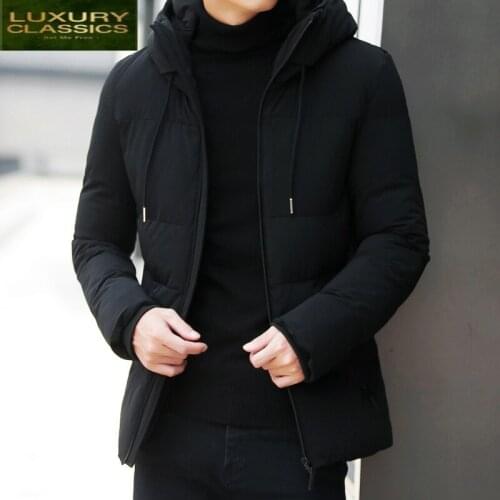 Jacket Men 2021 Winter Parkas Thick Down Cotton Coat Male Clothes Warm Hooded Hat Jackets Casual Tops Parka Hombre LWL862
