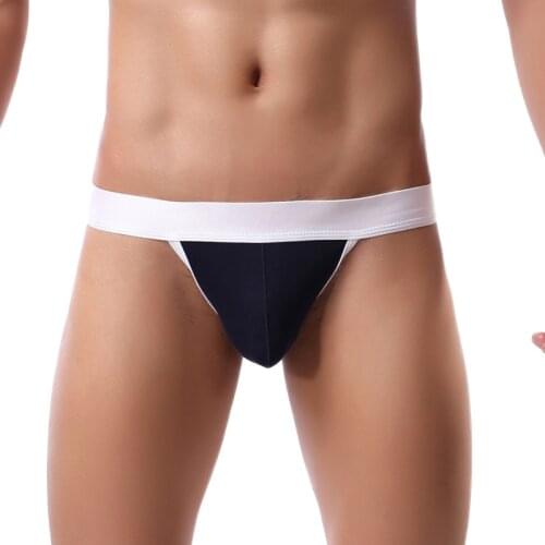 Mens Underwear Sexy Briefs Men High Fork Panties Male Breathable Low-waist Bikini Cotton Male Underpants Specially Male Briefs