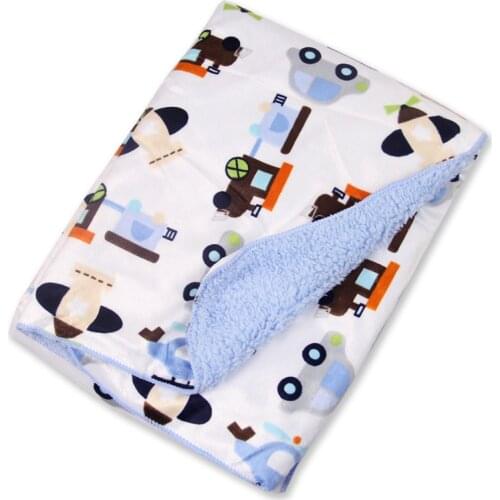 Baby blankets 2017 new high quality newborn baby double short plush blankets Soft cashmere 102 * 76 cm children blanket
