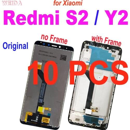 10PCS 5.99'' Original LCD For Xiaomi Redmi S2 LCD Display Touch Screen Digitizer Assembly with Frame For Xiaomi Redmi S2 Y2 LCD