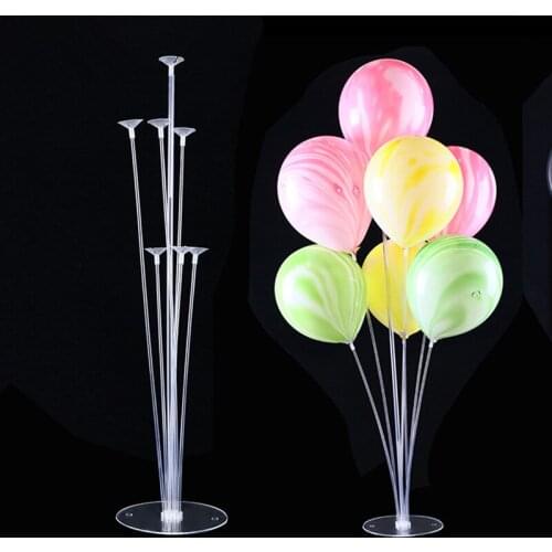 Liviorap Happy Birthday Balloon Air Balls Stick Stand Baloon Birthday Party Decor Kid Adult Arch Table Ballon Accessories Holder