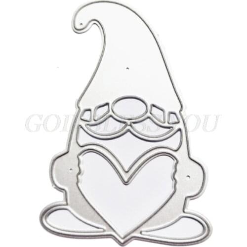 Christmas Gnome Metal Cutting Dies Stencil Scrapbooking DIY Album Stamp Paper Card Embossing Decoration Craft Drop Shipping