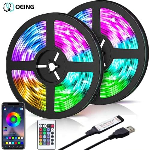 LED Light Bar RGB 2835 Color Bluetooth USB Infrared Remote Control Flexible Light With Diode DC5V TV Backlight Suitable For Home