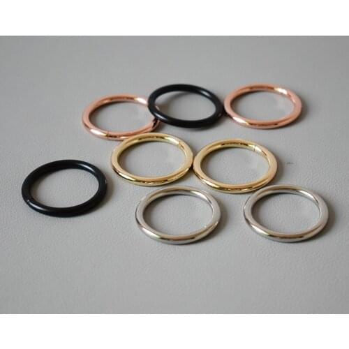 100 Pcs/Lot 30mm O ring adjustable ring clip buckles Hooks for handbag backpack DIY Dog Collar Accessories