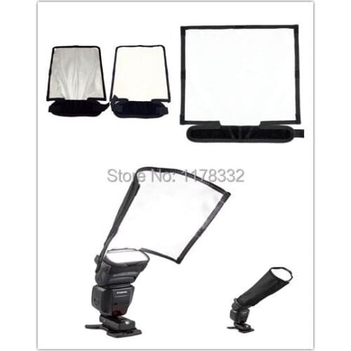 2in1 Universal Speedlite Flash Diffuser Softbox w/ reflector for Canon for Nikon for Sony for Yongnuo Photography Studio Photo
