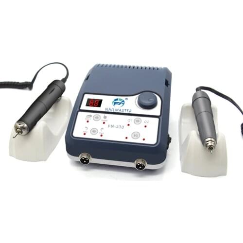 50000rpm factory funuo FN330 NAIL MASTER nail polish machine two big chuck handpiece durable pedal control speed
