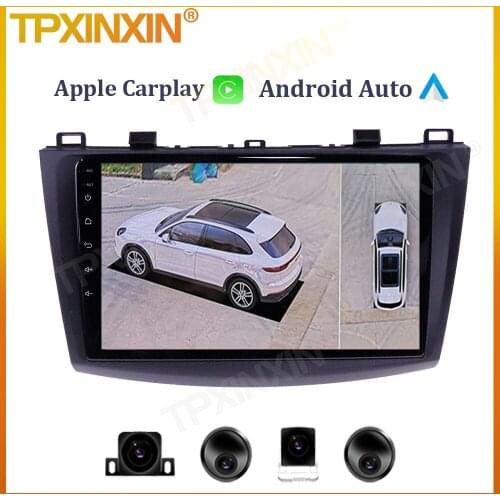 6+128G For Mazda 3 2 2009 - 2013 Android Car Radio Multimedia Viedo Buletooth Player Headunit GPS Navigtion IPS Screen Autoradio