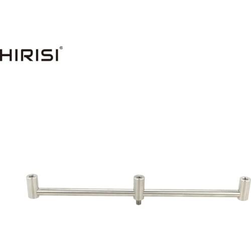 35cm Stainless Steel Carp Fishing Buzz Bars Rod Support for 3 Fishing Rods