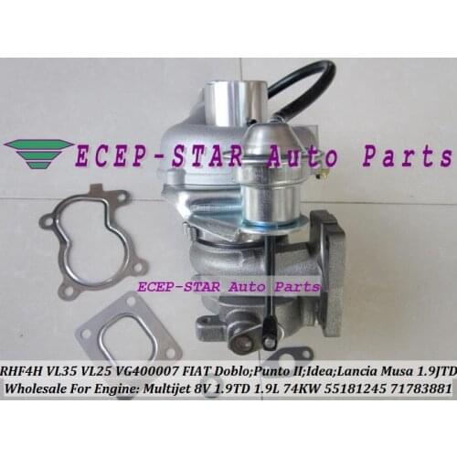 Free Ship RHF4H 55223446 55223928 VL35 VL25 VG400007 Turbo For FIAT Doblo Punto II Idea Lancia Musa 03- Multijet 8V 1.9L JTD