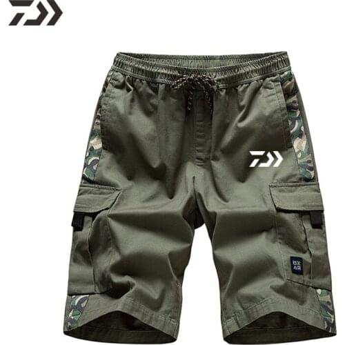 Daiwa Fishing Clothes Summer Fishing Shorts Breathable Hiking Shorts Outdoor Sports Quick Dry Shorts Beach Pants Fishing Clothes