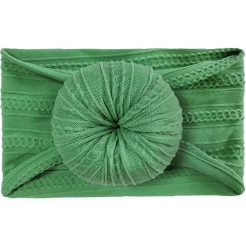 Baby Headband Wide Hair Band Pleated Donut Shape Sweet Decorative Elegant Gift Beach Party Ornament