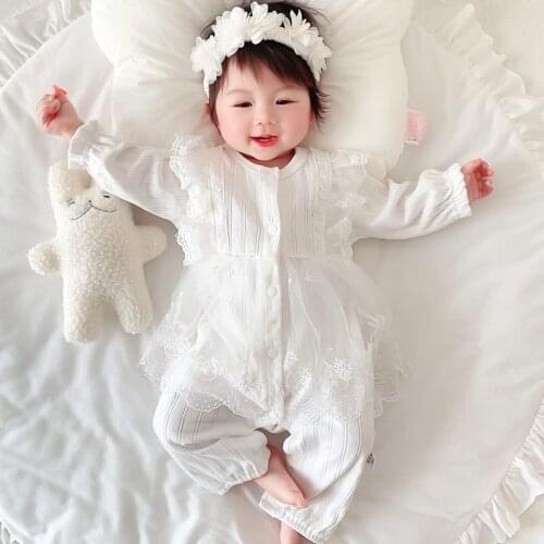 Baby baby spring and autumn newborn BODYSUIT LONG SLEEVE Romper 2021 baby cute autumn Rompers