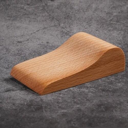 DIY leather craft watch bag belt edge curve bend wood mould waxed surface nature solid