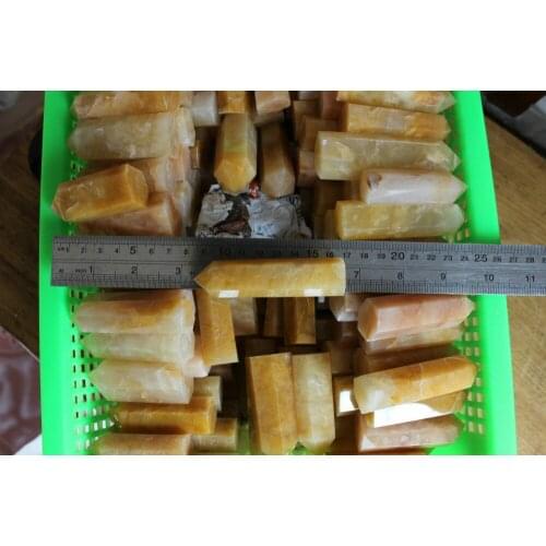1kg 2.2LB Natural Yellow Quartz Crystal Cherry Stone Points Obelisk Tower Polished Healing China ,Display Stone Wholesales Price