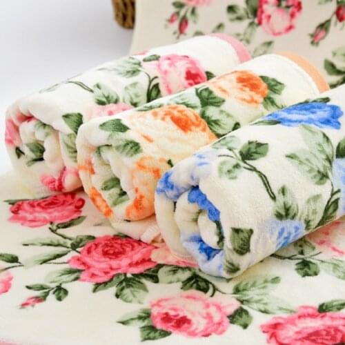 Pretty Peony Floral Bathroom Face Towel 100%cotton Soft Water Beach Towel 34*76cm Home Textile