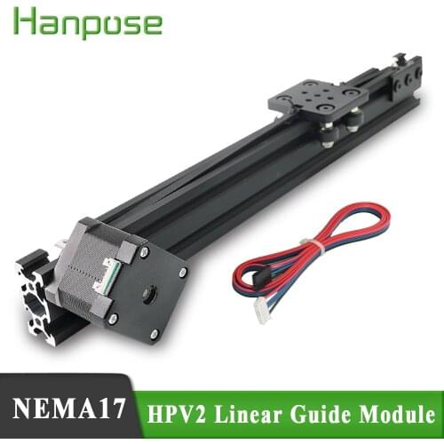 NEW Openbuilds HPV2 Mini V linear actuator Effective travel 200mm Linear module with NEMA17 stepper motor for Reprap 3D printer