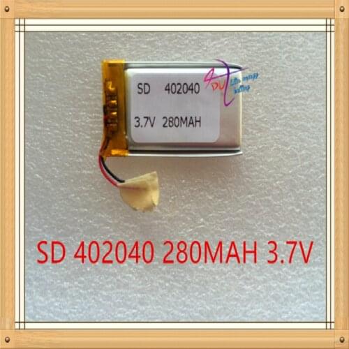 Liter energy battery 042040P 3.7V 402040P 280MAH tablet MP4 MP3 point reading pen flash shoes luminous