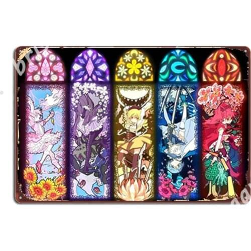 Madoka Magica - Madoka Metal Signs Club Home Vintage Plaques Home Tin sign Posters