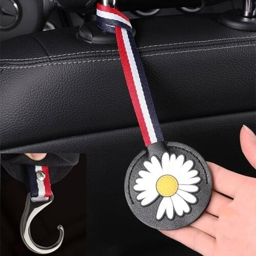 Anime cartoon accessories multifunction hook up car rear seat headrest hanger hook hanging bag cloth grocery clip car clip