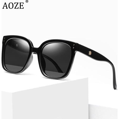 2021Men HD Polarized Sunglasses Fashion Square Frame Brand Designer Driving Sun Glasses for Men Women Goggle UV400 Gafas De Sol