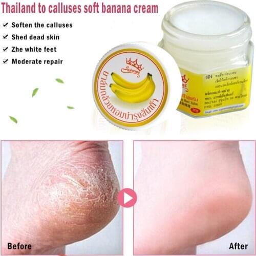 Natural Remover Dead Skin Banana Oil Anti-Drying Crack Foot Cream Repair Heel Cracked Cream Skin Hand Feet Care TSLM2