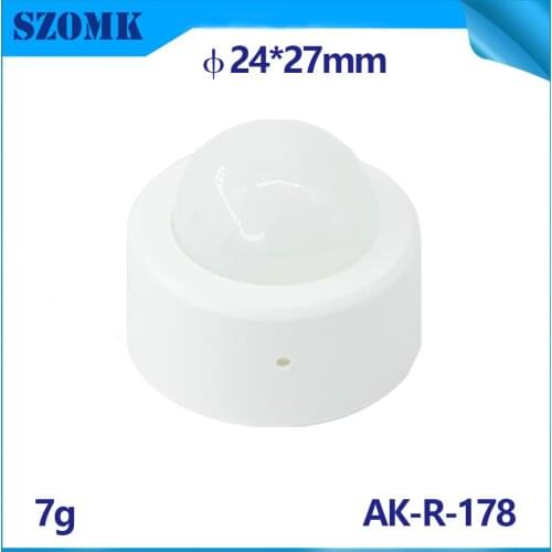 New Design RFID Round Plastic Fresnel Lens Housing Electronic Equipment Enclosure Human Body Induction Switch Housing