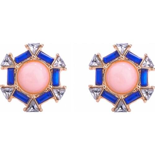 New Design Geometric Stud Earrings for Women Online Shopping India Trendy Brand Jewelry Earrings 2017