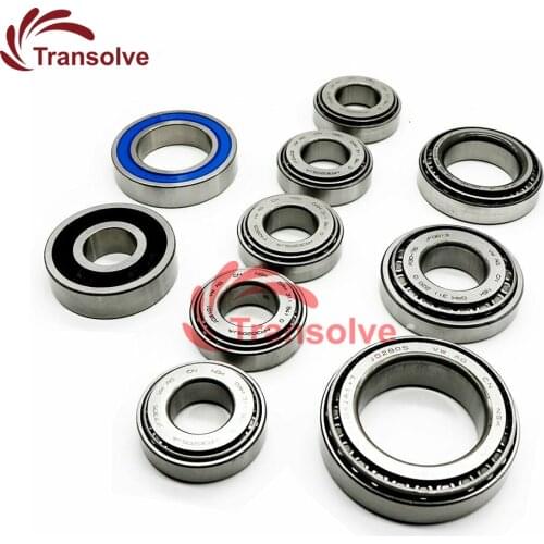 NEW Bearing Kit 10PCS/SET Auto Transmission 0AM DQ200 DSG 7 Speed NSK Bearing 25266BB Fit For VOLKSWAGEN AUDI SKODA Transolve